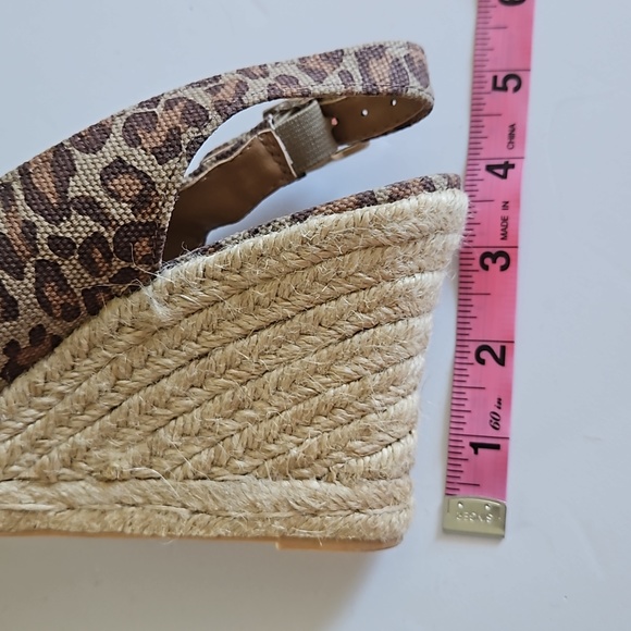 CHICO'S WOMENS CHEETAH WEDGES/ ESPADRILLES SIZE 8.5 NEW WITHOUT BOX - Picture 15 of 15